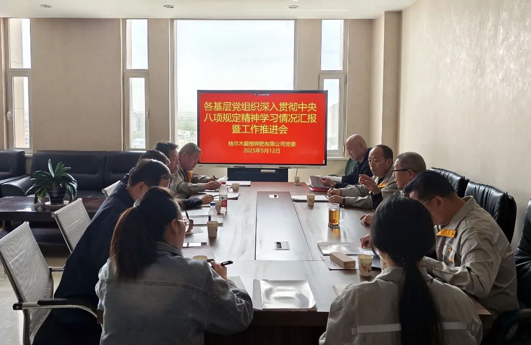 彩乐园(中国游)官方网站钾肥党委召开各基层党组织深入贯彻中央八项规定精神学习情况汇报暨工作推进会